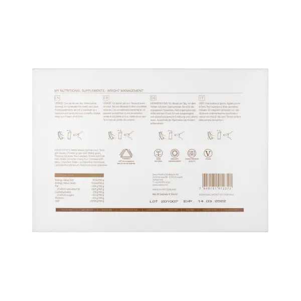 NIANCE
GENR8® BIOTIC Nutritional Supplements WEIGHT MANAGEMENT